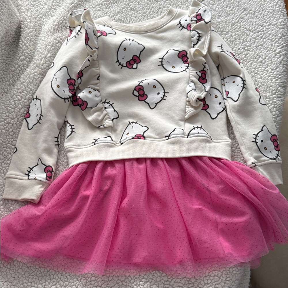 Sanrio Hello Kitty Dress - White and Pink